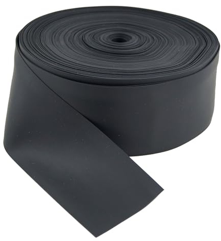 Fassadenprofile Fugenband Dichtband 50m x 80mm Schwarz Weich-PVC | Kunststoff Dichtungsband, Fugenstreifen, Feuchtigkeitsschutzband, Fugenklebeband
