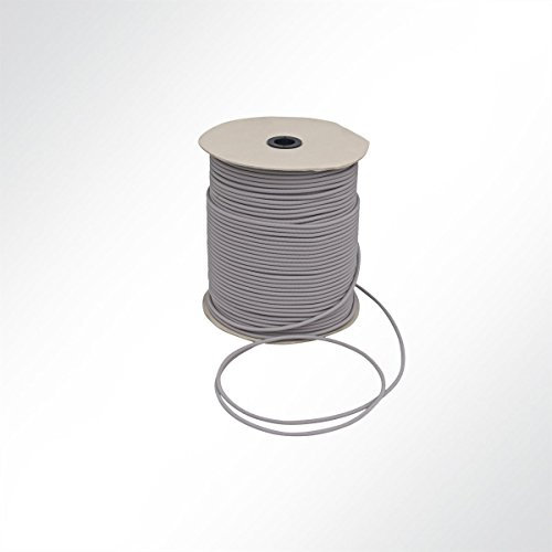 LYSEL Gummiseil Planenseil Expanderseil, (D) 12mm in Grau (10 m)