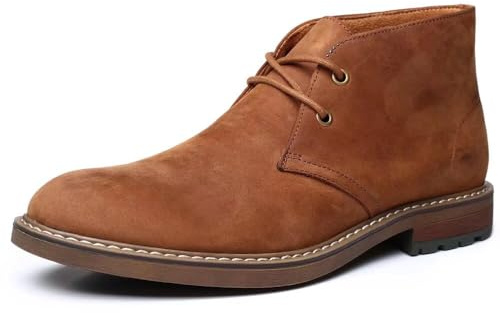 Arkbird Chukka Boots Fashion and Comfort Casual Oxfords Ankle Lace Up Boot, Apricot-589, 8 UK