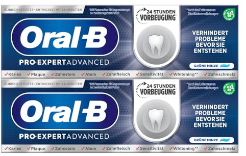 Oral-B Pro-Expert Advanced Zahncreme 2x75 ml