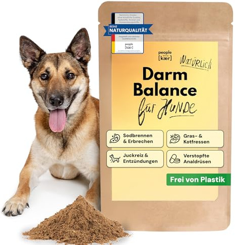 People who Kaer Darmpulver für Hunde 200g Probiotika & Präbiotika, Darmflora Aufbau Hund unterstützt bei Durchfall und Darmsanierung, Pulver mit Flohsamenschalen, Vitamine für Hunde Darmfunktion