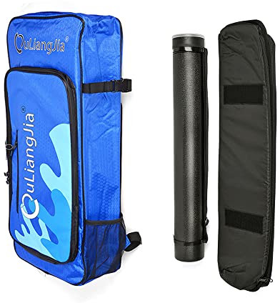 Recurvebogentasche mit Köcher, Bogenschießen Compound Bow Bag, Canvas Rucksack Aufbewahrungsbox Bogen für Outdoor Bogen Zubehör, Schutz Tasche für Recurvebogen, Zubehör beim Bogenschießen (Blau)