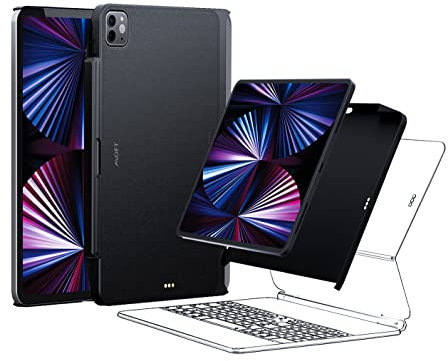 MOFT Snap Hülle für iPad Pro 12,9 Zoll (5 Generation) Generation mit Stifthalter, Case Kompatibel mit Magic Keyboard, Nicht kompatibel für iPad 5