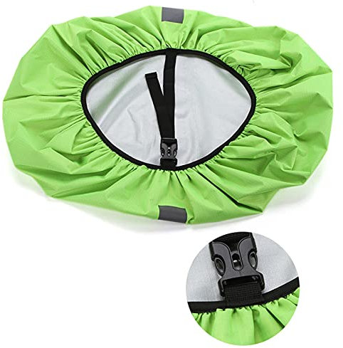 Regenschutz für Schulrucksäcke Regenschutz Rucksack Reflektierende 70L 75L 80L 85L wasserdichte Tasche Camping Wandern im Freien Kletterstaub Regen (Size : Other, Color : Green)