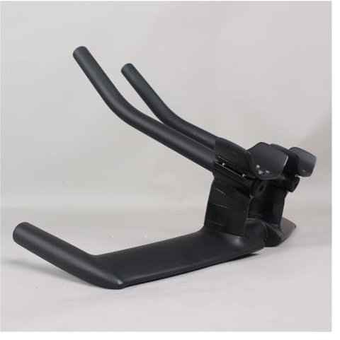 SOYDAN tt Handauflage Griff Verlängerung Bar Lenker Kohlefaser-Triathlon-Fahrradlenker TT-Stange HB095 TT-Stange Externes Kabel Internes Kabel (Color : 0 black glossy)