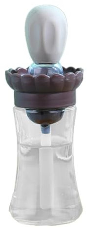 Spenderflaschen, Flasche mit Silikonölbürste 180ml, Ölspenderflasche, Grillbürste, Dosierflasche, Spenderflasche, Hu-Flaschenspender