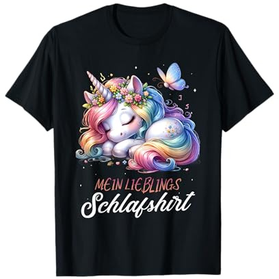 Schlafshirt Einhorn Schlaf T-Shirt