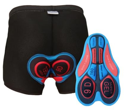 PFKXQBXC Cycling Shorts 2024 Shockproof Underwear for Road Bike MTB Mountain Men's Fully Breathable Underwear Cycling Biker Shorts(2,XXL)