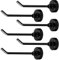 XIHIRCD 6 Uds Ganchos Magnéticos, 0,77kg 7cm de Largo Ganchos Imán de Alta Resistencia Ganchos Magnéticos para Crucero Percha Magnética para Cruceros Garaje Cocina Refrigerador (Negro)