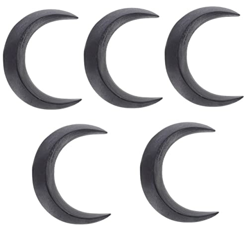 Beaupretty 5 Pièces épingle à cheveux lune barrette chignon baguettes en épingle à cheveux épingles à cheveux pour femmes barrettes à cheveux bâtons de cheveux de style chinois Bois