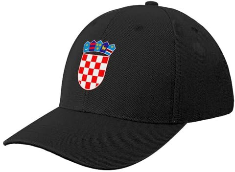 CIZIEOE Baseball Kappe Baseball Cap Kroatien Wappen Baseball Kappe Tee hüte modische lustige Hut Herren Caps Frauen
