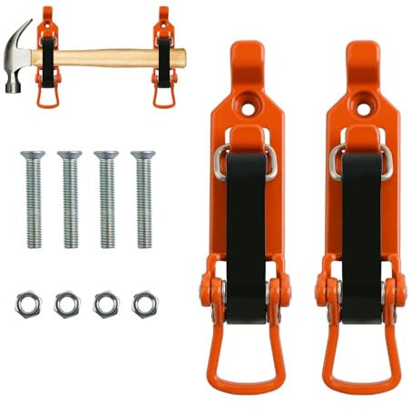 Shovel Mount Roof Rack - Metal Rubber Clamp Holder Kit, Truck Utility Shovel Holder | Quick Release Shovel Axe Holder, Wall Mount Brackets, Multipurpose Clamp for Boats Trailers Roof Racks