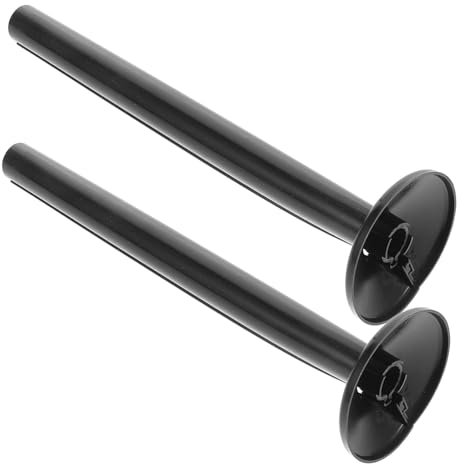 NAMOARLY 2sets Pipe Covers for Outside Decorative Escutcheon Plate Hose Bib Mounting Plate Black Radiator Cover