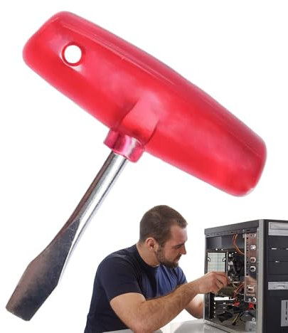 Cacciavitore A Testa Largo, Cacciavite Tascabile Con Manico T, Riparazione Di Precisione, Driver Con Dado A Più Bit, Strumento Di Campanello Ad Anello Portatile