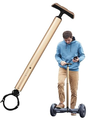 Guidon pour Hoverboard - Guidon en alliage d'aluminium avec support - Accessoires sûrs avec poignée antidérapante et télescopique pour hommes, femmes et débutants