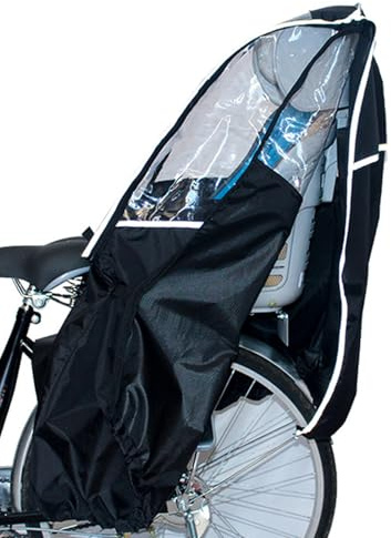 Rear Bike Seat Canopy - Child Bike Rear Seat Windshield Cover,Bicycle Wind Protection Rain Awning for Camping Commuting Backpacking Fishing Picnic Outings