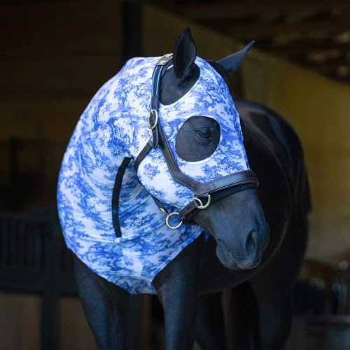 Jeffers Expression, cappuccio per cavallo, in lycra, copertura per criniera in spandex elasticizzato per preparazione pre-spettacolo, toelettatura o uso stabile, sicuro, comodo protezione dalla
