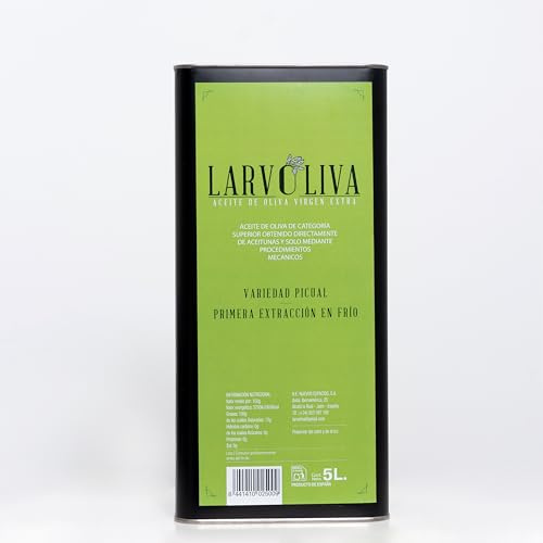Larvoliva Aceite de Oliva Virgen Extra, Lata 5 Litros
