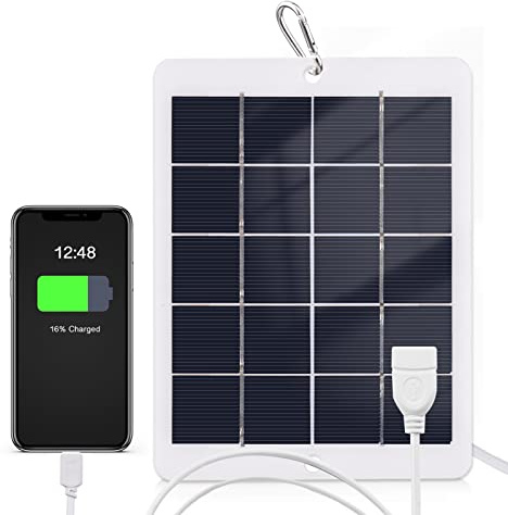 Domary Portable Solar Charger USB Interface for Charging Mobile Phones Mini Fans LED Light