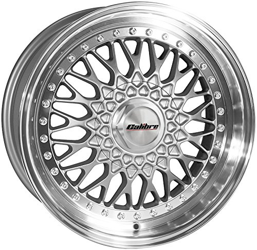 Calibre y780j-lysp2335 + 17583 Rueda de Aleación de Vintage para Fiat 500L a Partir de 2012, 8 (43,2 x 43,2 cm), Color Plateado Pulido