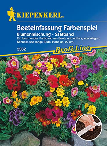 Kiepenkerl Beeteinfassungsmischung Farbspiel Saatband
