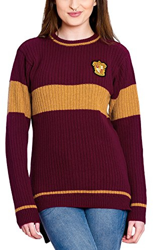 Harry Potter Quidditch Gryffindor tröja original från filmen lammull - S röd, Röd, S