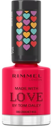 Rimmel 60 Seconds Super Shine Smalto, Smalto asciugatura rapida, Colore vibrante, A lunga tenuta, 8 ml, 300 Glaston Berry