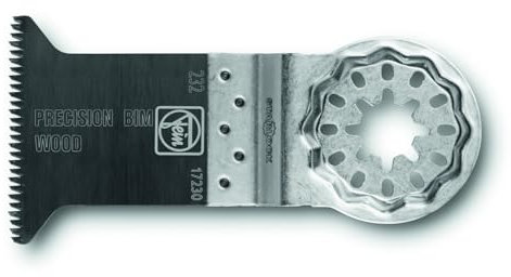 FEIN E-Cut Precision BIM-Sägeblatt, Ve. 1 St., Breite 35 mm, Länge 50 mm, Aufnahme Starlock, Bi-Metall mit doppelreihige Japan-Verzahnung für alle Holzwerkstoffe, Gipskarton und weiche Kunststoffe
