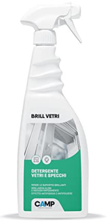 Camp BRILL VETRI, Detergente per vetri e specchi - 750 ml