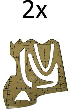 KOH-I-NOOR 2X Schablone Graphische Funktion