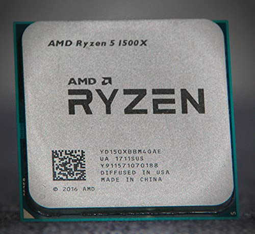 AMD Ryzen 5 1500X Processeur 3.5GHz 16Mo L3 - Processeurs (AMD Ryzen 5, 3.5GHz, Fente AM4, PC, 14nm, 1500x)