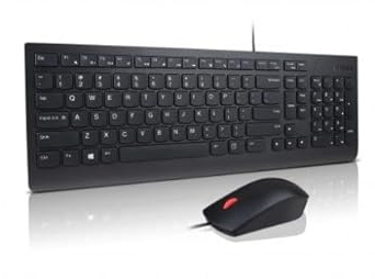 Lenovo 4X30L79912 USB-Tastatur, Englisch, Russisch, Schwarz