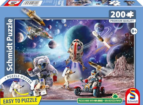 Schmidt 56539 Mission Spatiale, Puzzle de 200 pièces