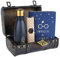 HARRY POTTER Premium Geschenkset mit isolierter Metallflasche, 4 Bleistiften, Notizbuch und einem Schlüsselanhänger. Verpackt in einer Holzkiste - Offizielles Lizenzprodukt