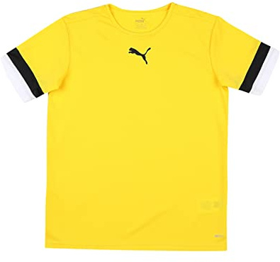 PUMA Unisex Baby Teamrise Jersey Jr T-Shirt, Cyber Gelb-P, 10 Años
