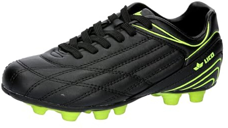 Lico Herren Fußballschuh Fußballschuhe Soccer Champ, schwarz/Lemon, 45 EU