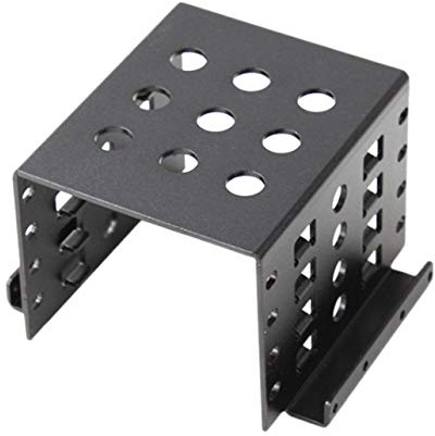 Nicfaky 4 Baies 3,5 Pouces Une 2,5 Pouces Disque Dur Support de Interne Adaptateur Support en Alliage D' Support Mobile
