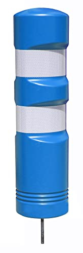 PAL | Hito de balizamiento y señalización de trafico H-75 azul elástico de gran flexibilidad y resistencia a los impactos (1- Hito)