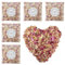5 Paquetes Petalos de Rosa Naturales Secos, Confeti de Flores Secas, Confeti de Pétalos para Bodas, Confeti Biodegradable para Decoración de Fiesta, Boda, Baño de Pies, Spa