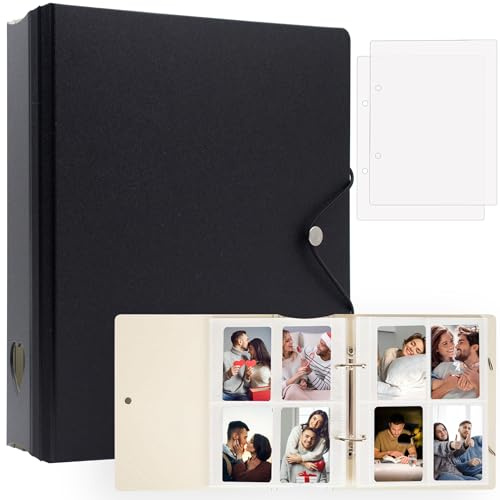 200 st albumfickor för Fujifilm Instax Mini 11, 12, 9, 8+, 8, 7+, LiPlay-film, fotoalbum för Polaroid SnapTouch PIC-300, Z2300, fotobok 2 x 3 för kort