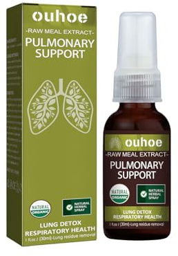 Fresh Breath Oral Spray,Raw Meal Extract Pulmonary Support Spray,1 fl oz/30ml