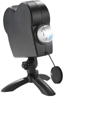 Navoby Halloween Projector, Window Projector Halloween, 2024 Halloween Holographic Projector, Lights Outdoor Portable Holographic Projection with Tripod,12 Movies Christmas Halloween (1PC)