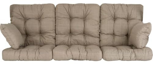 PATIO Hollywoodschaukel Auflage 3 teilig Celebes für Sitzfläche 170 cm mit Seitenkissen Gartenbank Gartenstuhl Polster