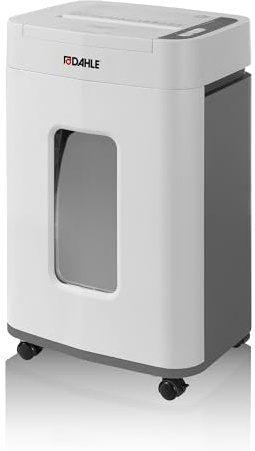 Dahle ShredMATIC 150 Aktenvernichter, Sicherheit P-4, Autofeed 150 Blatt | Automatischer Einzug für bis zu 150 Blatt, Partikelschnitt P-4, 24 l Auffangbehälter, wartungsfrei