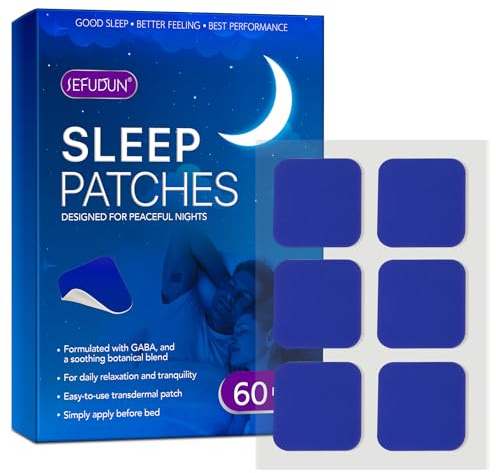 Sleep Patches,Wellness Patches for Daily Relaxation – Soothing Botanical Adhesive Patches for Adults, Natural Tranquility Adhesive Patch with Lavender, 60 Patches