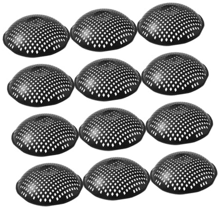 FUTUREORYY 30 Piezas Malla para Drenaje de Macetas Forma de Cuenco Base Protectora para Bonsáis Filtración de Tierra y Mejora Aireación Adecuado para Maceteros con Orificios Pequeños