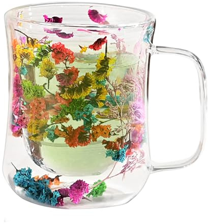 Dubbelväggig, dubbelväggig, 400 ml te, klar och torr