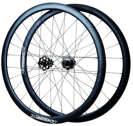 700C Rennrad-Laufradsatz Steckachse Vorne 12/15 X 100mm Hinten 12 X 142mm Felgen Center Lock Scheibenbremse 24H Naben Für 8-12-fach-Kassetten(F12R12)