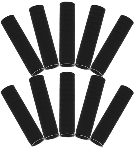 SOPOTUTU 10 Stück Silikon Stiftüberzüge Mit Anti Rutsch Funktion Ergonomische Silikonhüllen Für Stifte Schutzhüllen Für Stylus Stifte Schwarze Stiftgriffe