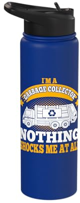 Rubbish bin Nothing shocks me Stainless Steel Insulated Water Bottle